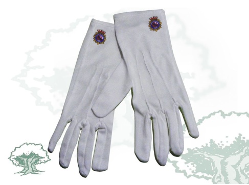 Guantes Policía Nacional blancos