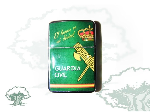 Encendedor Guardia Civil tipo zippo resina