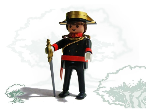 Muñeco articulado Guardia Civil Gran Gala fajín y sable