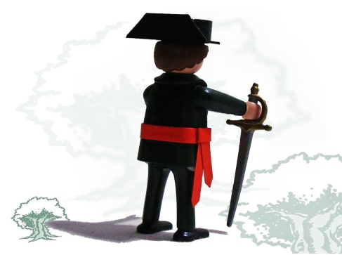 Muñeco articulado Guardia Civil Gran Gala sable