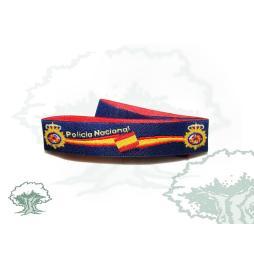 Pulsera Policía Nacional de Tela