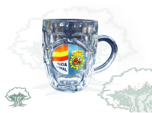 Jarra Policía Nacional 1/2 litro Jarra Policía Nacional 1/2 litro
