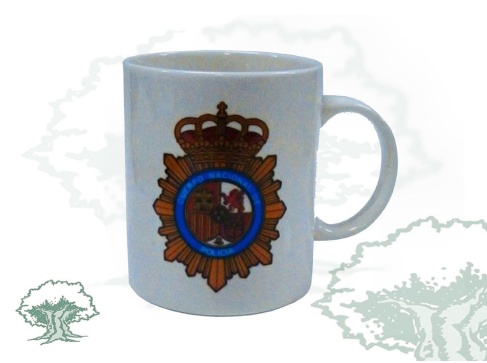 Taza Policía Nacional color