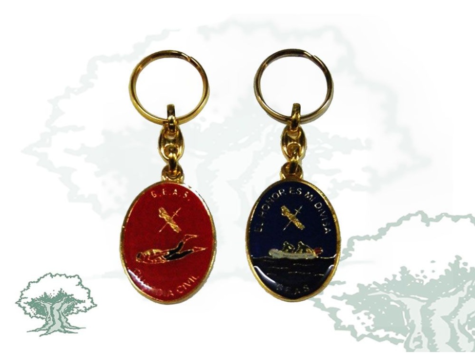 Llavero GEAS Guardia Civil metálico