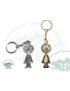 Llavero Virgen del Pilar figura