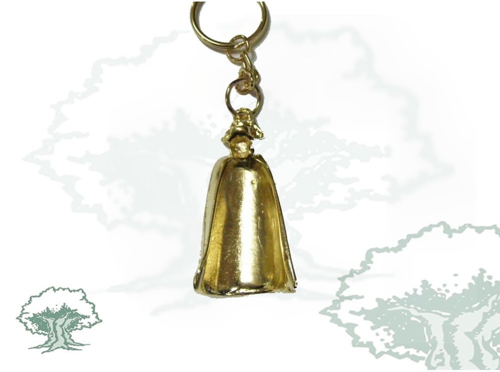 Llavero Guardia Civil figura dorada