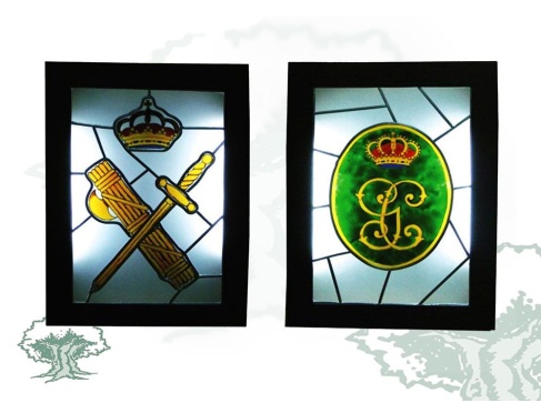 Vidriera Guardia Civil