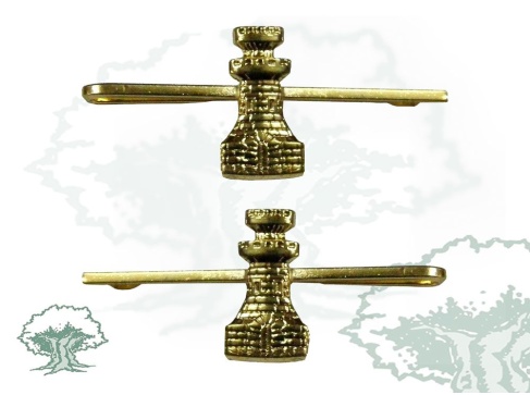 Sujetacorbatas Ingenieros y Transmisiones Ejército