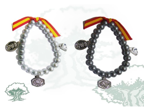 Pulsera Guardia Civil de perlas