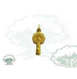 Colgante de oro Virgen del Pilar pequeño