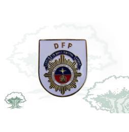 Distintivo DFP de la Policía Nacional