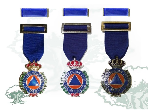 Medalla al Mérito de la Protección Civil distintivo azul