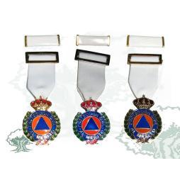 Medalla al Mérito de la Protección Civil distintivo blanco