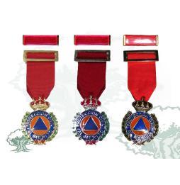 Medalla al Mérito de la Protección Civil distintivo rojo