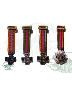 Condecoraciones Dedicación Policial miniatura