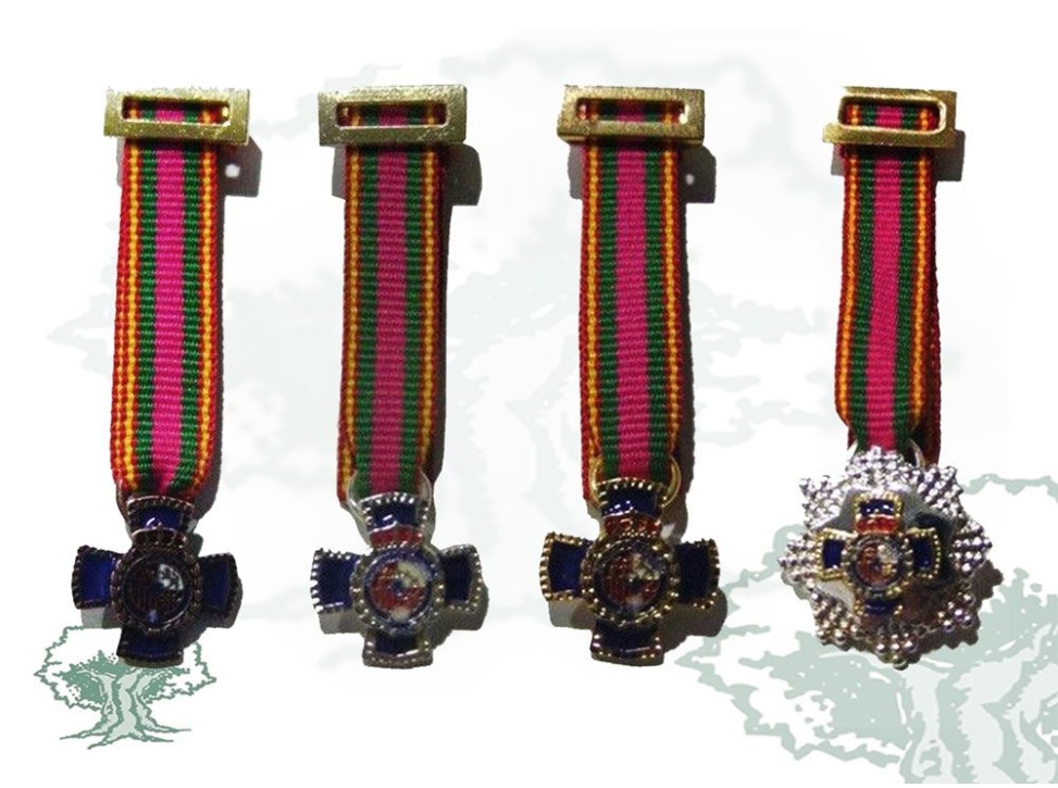 Condecoraciones Dedicación Policial miniatura