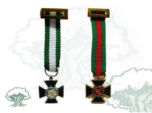 Cruz Orden del Mérito de la Guardia Civil miniatura