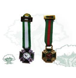 Placa de la Orden del Mérito de la Guardia Civil miniatura