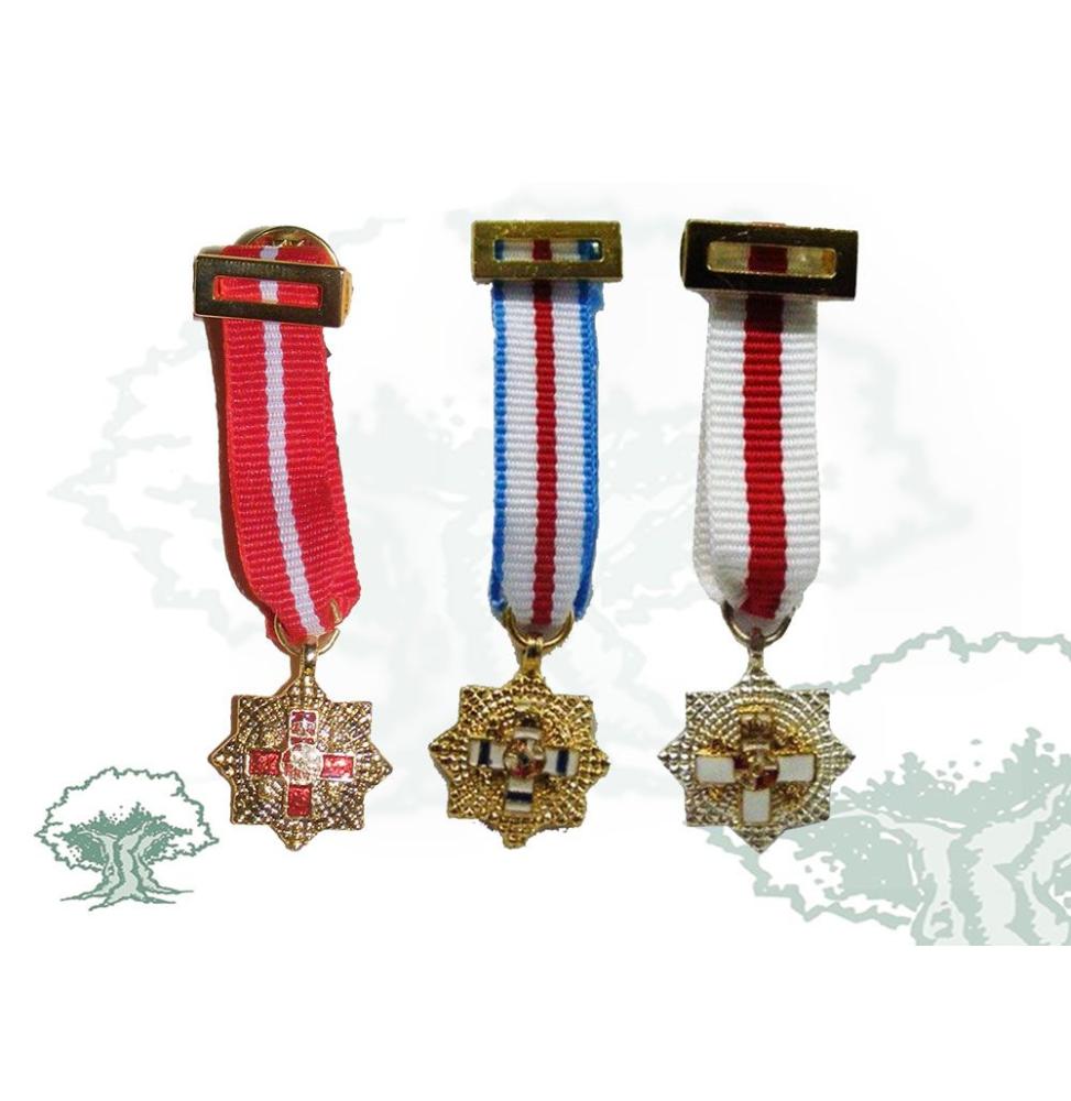 Placa del Mérito Militar miniatura