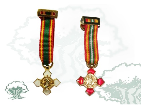 Medalla Orden del Mérito Policial miniatura