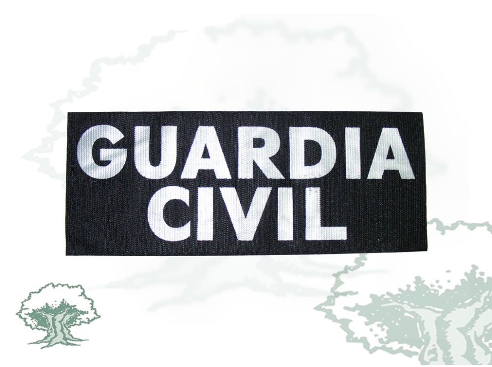 Galleta reflectante Guardia Civil para chaleco táctico