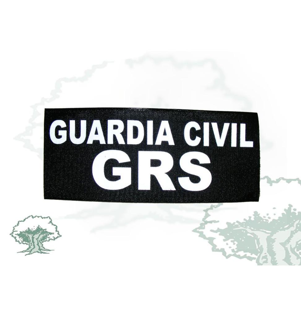 Logo reflectante GRS de la Guardia Civil