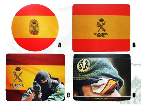 Alfombrilla ratón Guardia Civil varios modelos