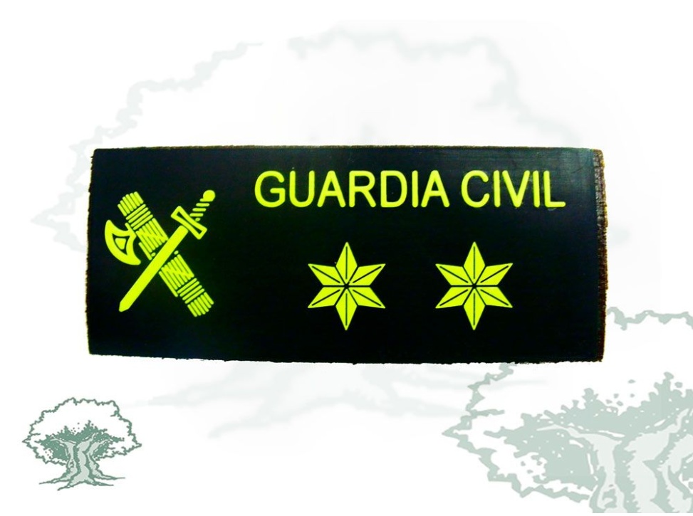Galleta Teniente Guardia Civil chaleco