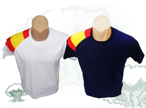 Camiseta técnica con bandera de España