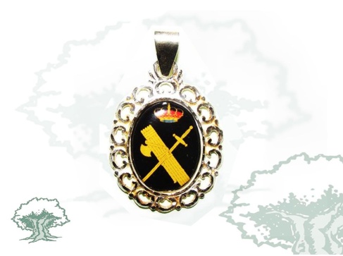 Colgante Guardia Civil de plata