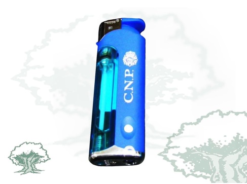 Encendedor Policía Nacional con luz