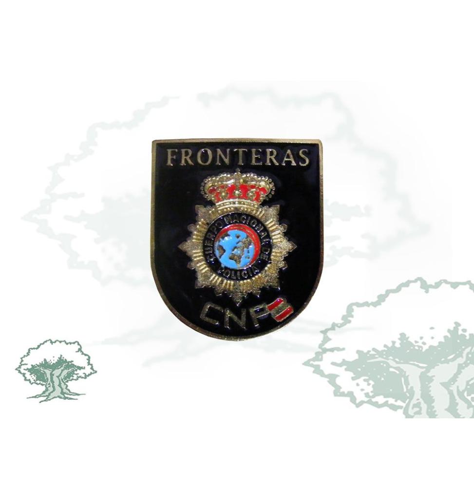 Distintivo Fronteras de la Policía Nacional metálico