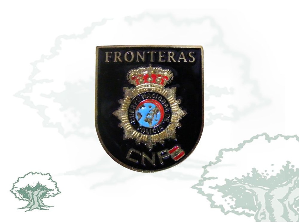 Distintivo Fronteras Policía Nacional