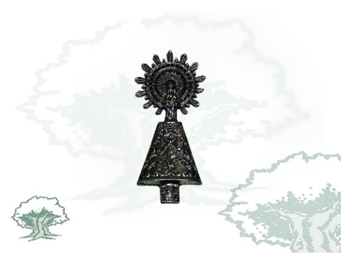 Imán Virgen del Pilar silueta