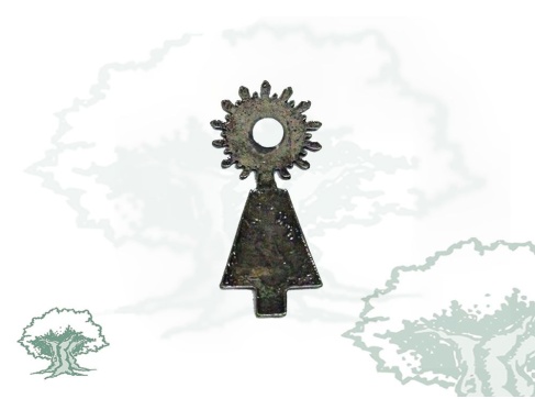 Imán Virgen del Pilar silueta