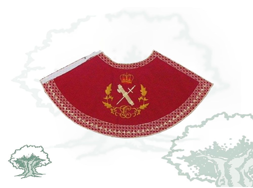 Manto Virgen del Pilar Guardia Civil varios colores