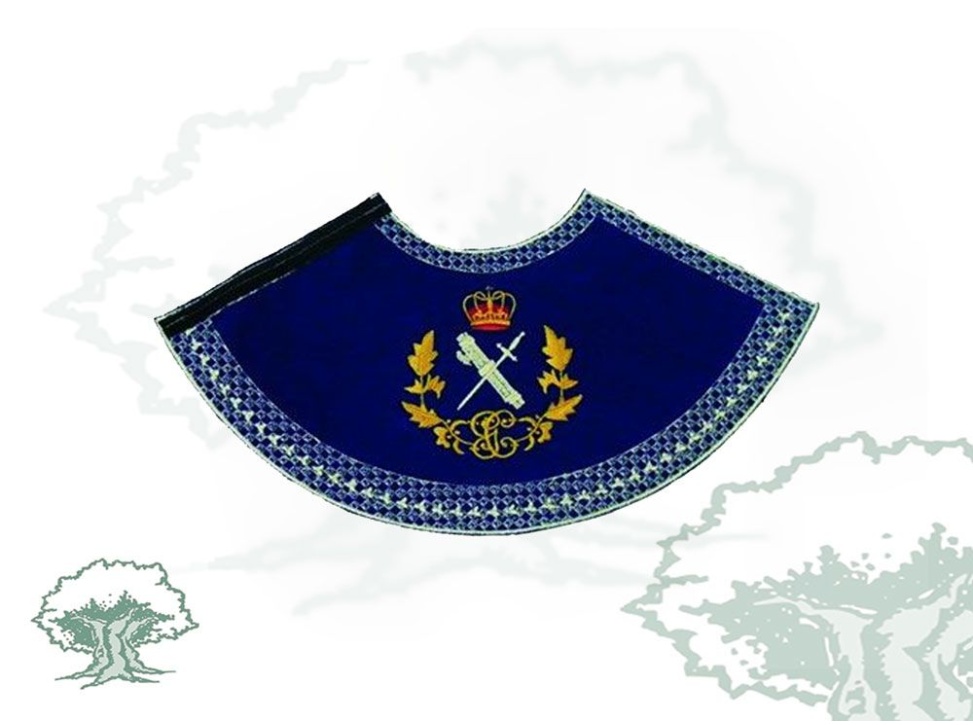 Manto Virgen del Pilar Guardia Civil varios colores