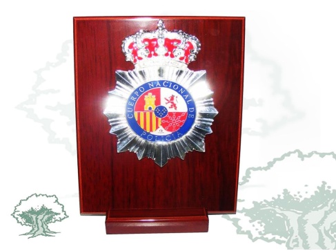 Metopa de sobremesa Policía Nacional