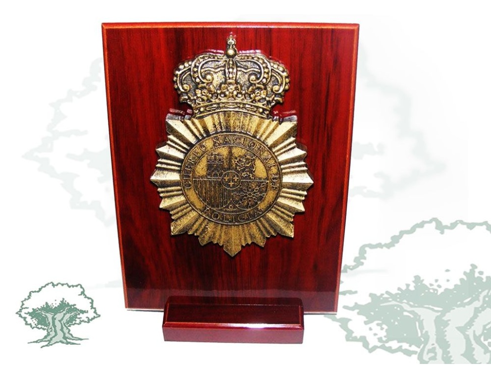 Metopa de sobremesa Policía Nacional