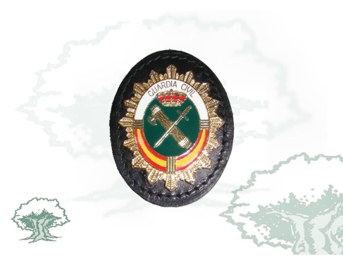 Chapa Guardia Civil vertical