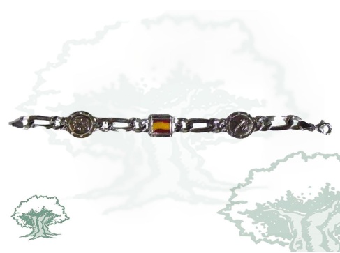 Pulsera Guardia Civil de plata