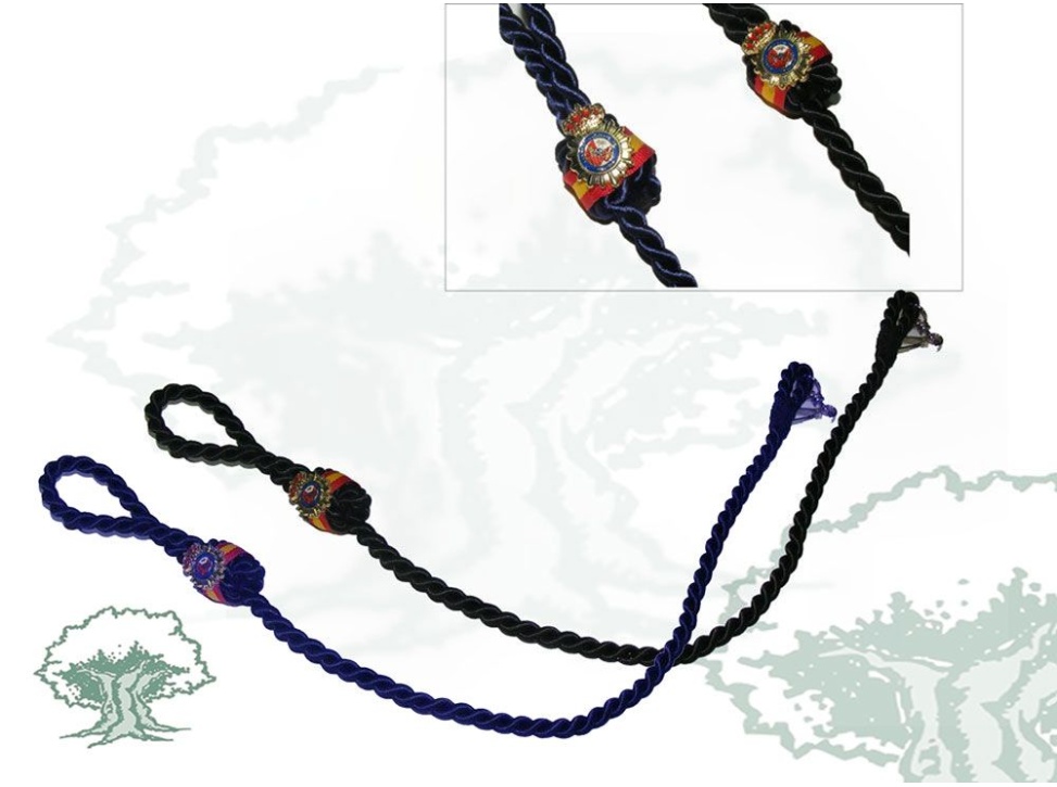 Cordón silbato Policía Nacional con pin