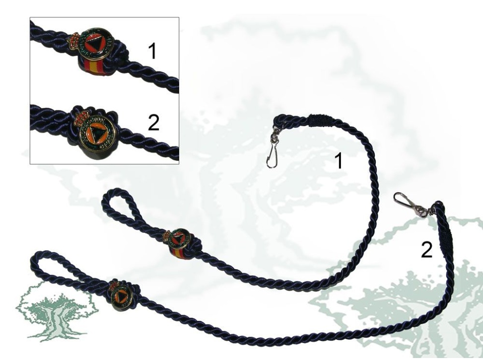 Cordón silbato Protección Civil con pin