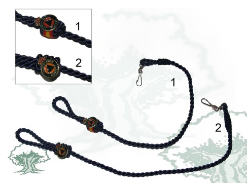 Cordón para silbato con pin Protección Civil Cordón para silbato con pin Protección Civil