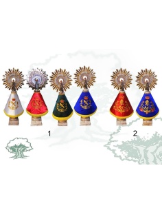 Figura Virgen del Pilar varios colores