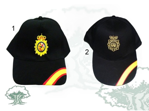 Gorra Policía Nacional bordada