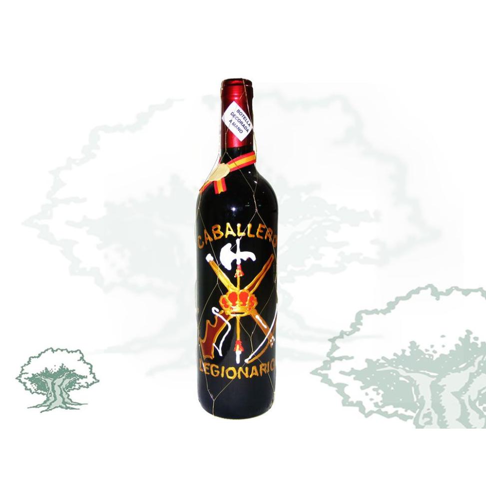 Botella de vino Legión Española