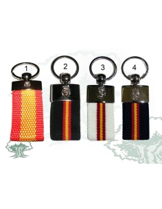 Llavero Policía Nacional cinta y metal