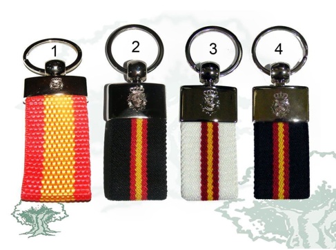 Llavero Policía Nacional cinta y metal