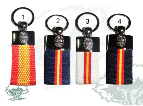 Llavero Guardia Civil de Tráfico de cinta y metal Llavero Guardia Civil de Tráfico de cinta y metal